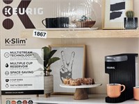 KEURIG K SLIM COFFEEMAKER RETAIL $100