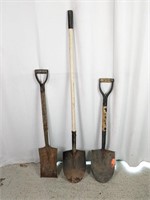 (3) Vintage Shovel Collection