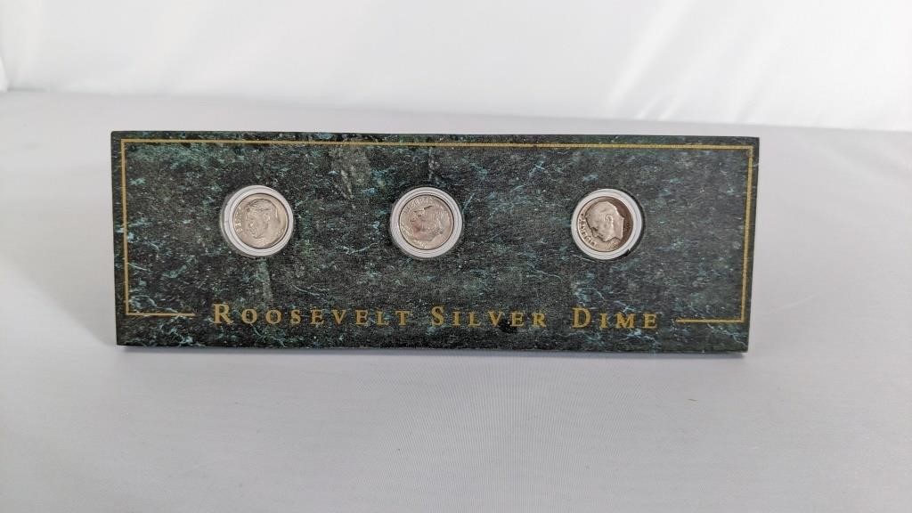 Roosevelt Silver Dime Set
