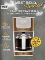 WESTBEND TIMELESS COFFEEMAKER RETAIL $50