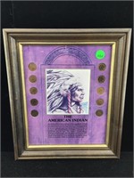 Indian Head Penny In Frame