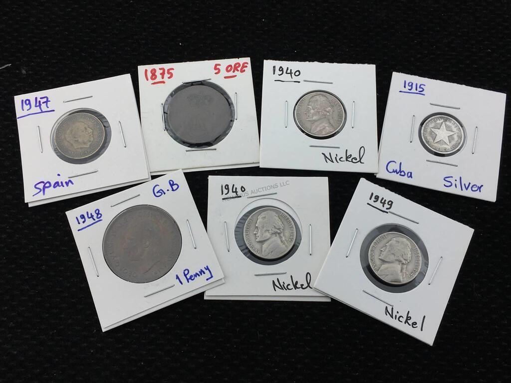 Us And Cuba Coin Collection