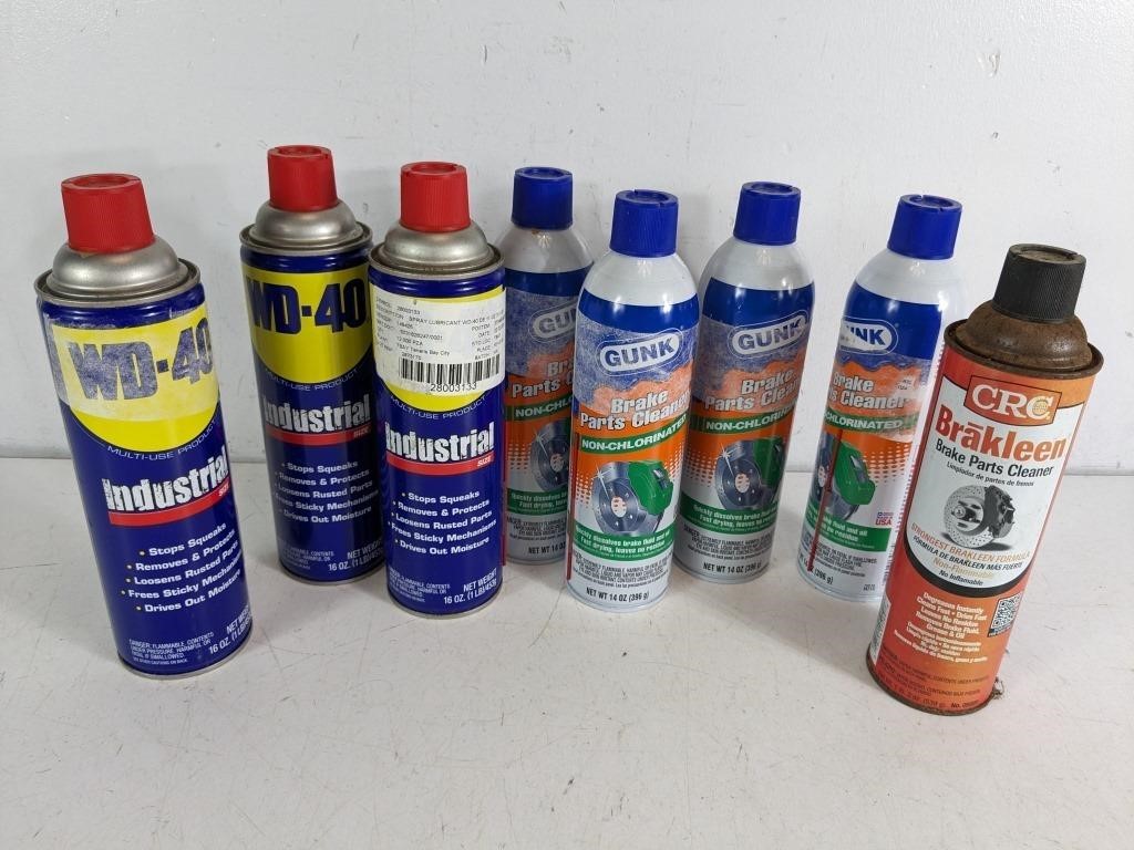(8) Automotive Maintenance & Cleaning Products