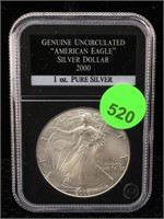 2000 Silver Eagle 1 Oz 999 In Case