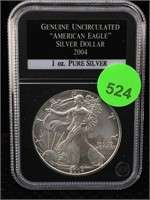 2004 Silver Eagle 1 Oz 999 In Case