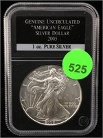 2005 Silver Eagle 1 Oz 999 In Case