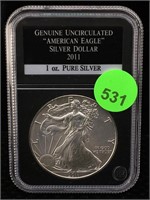2011 Silver Eagle 1 Oz 999 In Case