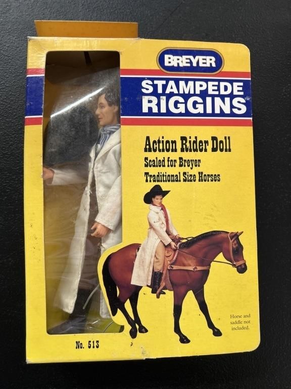 Breyer Stampede Riggins Action Rider Doll w/ Box