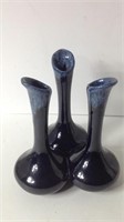 Vintage Van Briggs's Triple Bud Vase. UJC