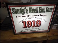 Sandy's Reel Em Inn - 1999 Lighted Sign -