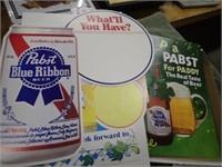 (4) Pabst Blue Ribbon Adv. Pieces!