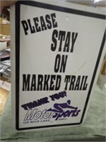 Motor Sports Of Rice Lake, WI. / Please Stay On