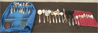 Rogers & Nobility Silver Plated Flatware-127 pcs