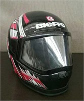 Bieffe Motorcycle Helmet, Black / Red