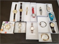 Lot of 13 Fashion Watches. Some Need Batteries