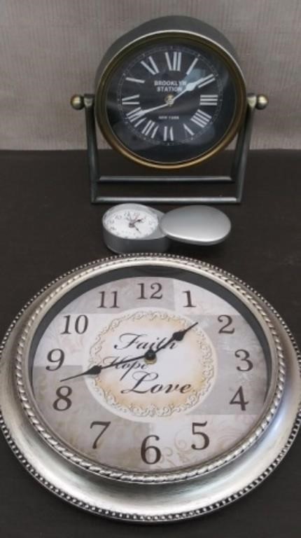 Wall Clock, Travel Clock, Desk Clock
