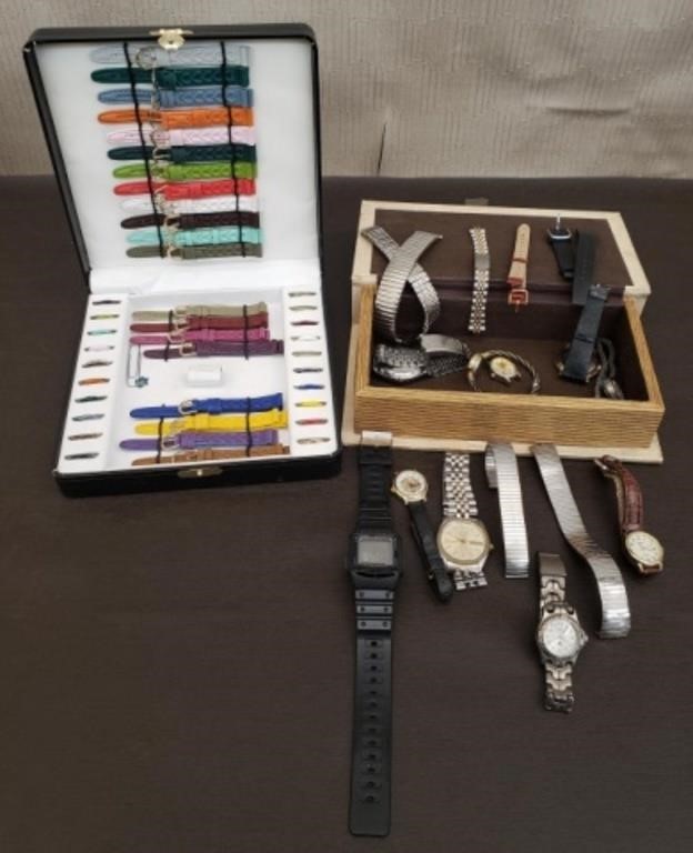 Lot of Parts Watches & Bands