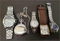 5 Nice Fashion Watches. 3 Bulova, 2 Relic.