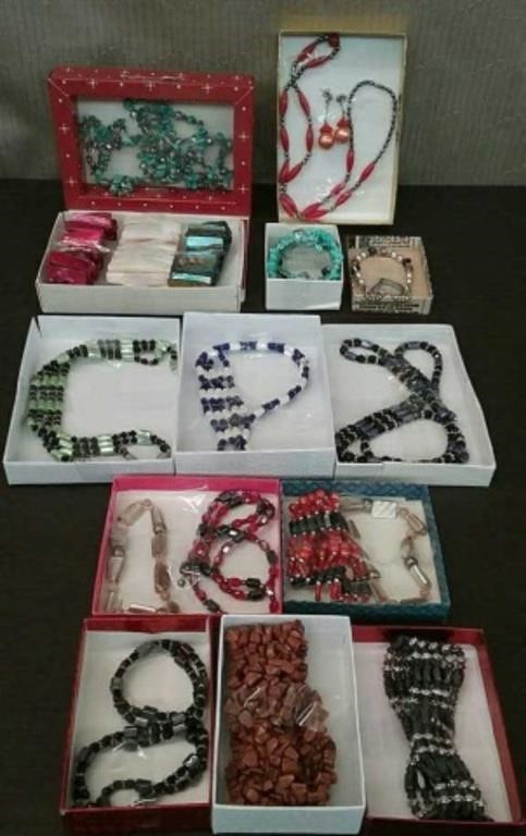 Box-13 PC. Of Jewelry, Necklaces, Earrings,