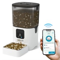 PAPIFEED 5G Automatic Cat Feeder with Camera,