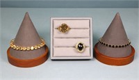 Sterling Silver Rings + Bracelet Sets
