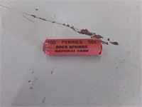 Roll of 40s & 50s wheat pennies
