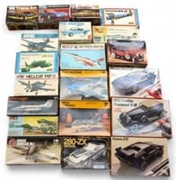 Lot of Vintage Aircraft & Automobile Model Kits.