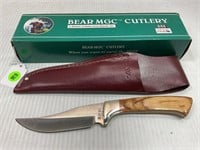 BEAR MGC 285 9 1/2" HUNTER FIXED BLADE KNIFE WITH