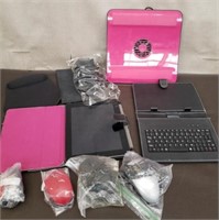 Broken IPAD, Tablet Keyboard & Assorted