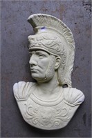 Spartan Plaster Warrior Bust