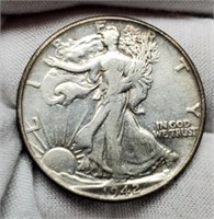 1942 Walking Liberty Half Dollar XF