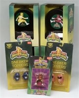 (J) Power Rangers banks with more. Approximately
