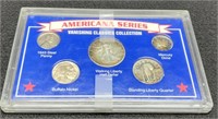 Display w/ 5 Coins "Vanishing Classics Collection"