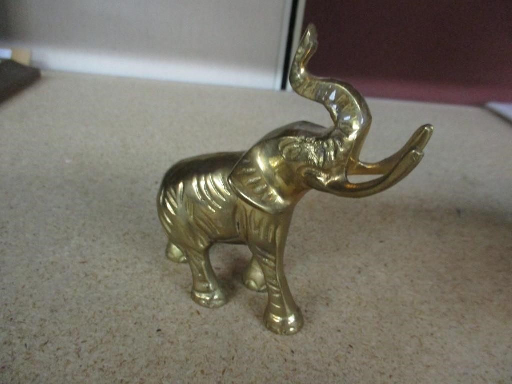 Solid Brass Elephant statute