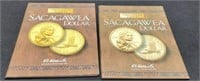 (11) Sacagawea Dollars In 2 Albums