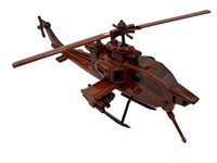Cobra Helicopter Wood Model