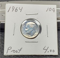 1964 Proof Roosevelt Dime