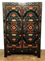 Asian Inspired Console Cabinet