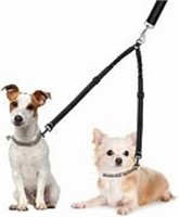 NEW! Double Dog Leash Coupler. Blue. See in-house
