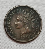 1883 Indian Head Cent, Poor Reverse