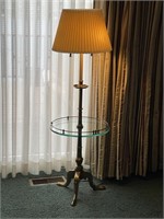 Stiffel Brass Lamp Side Table