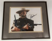 (J) Clint Eastwood signed (COA certificate).