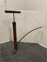 Antique manual air pump