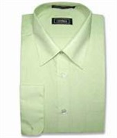 NEW! Men's Light Green Button-Up Dress Shirt.