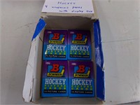 Box w/4 packs Bowman Hockey cards
