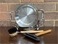 All-Clad Stainless Steel Gratins & Cleaning Tools