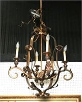 Horchow Scrolled Metal Chandelier
