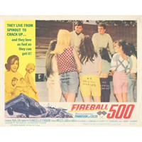 Fireball 500 1966 original vintage lobby card