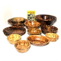 Bennington Pottery Bowls & Bundt Pan
