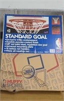 Huffy standard basketball hoop and net. NIB